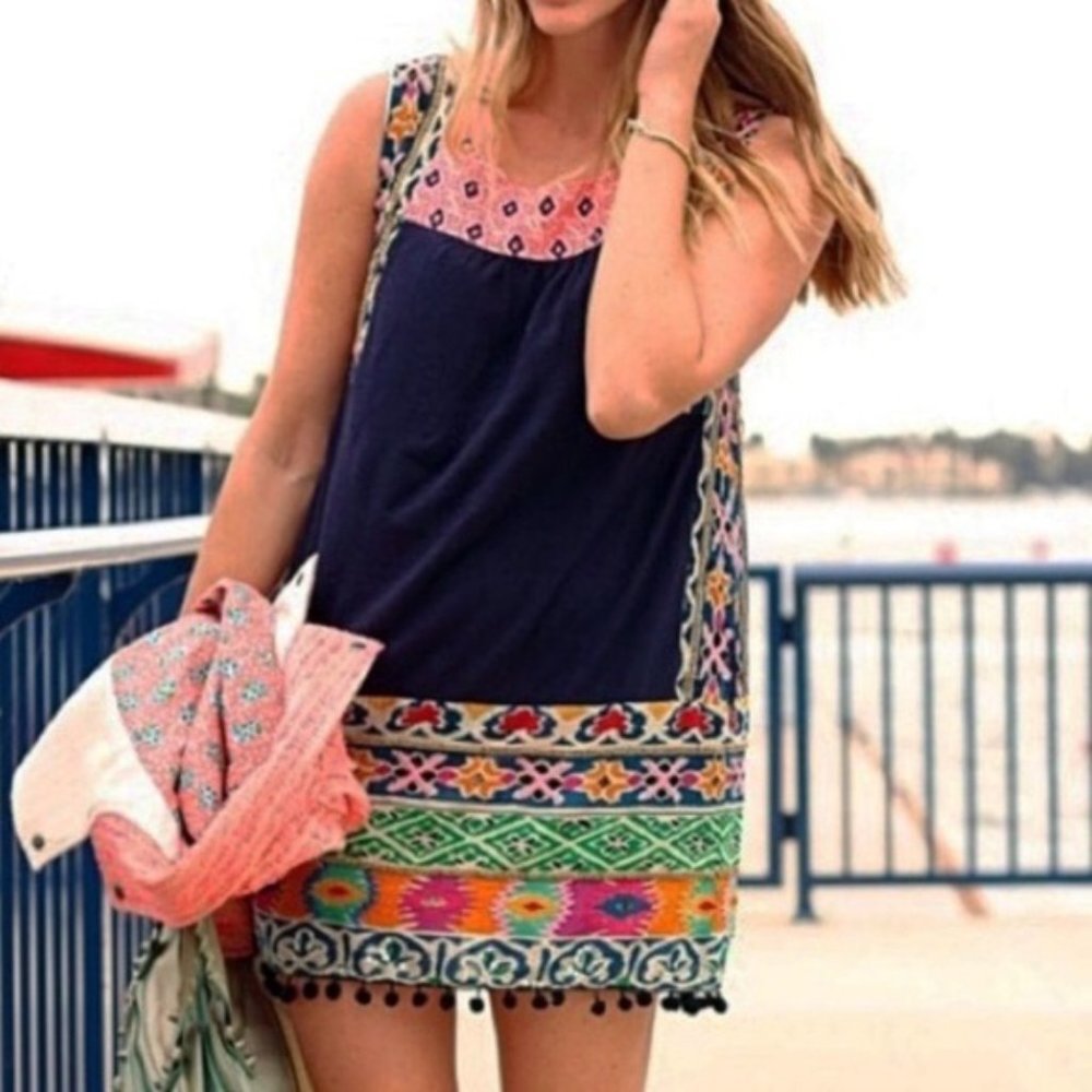 AKEMI + KIN ANTHROPOLOGIE BOHO STYLE DRESS/TUNIC